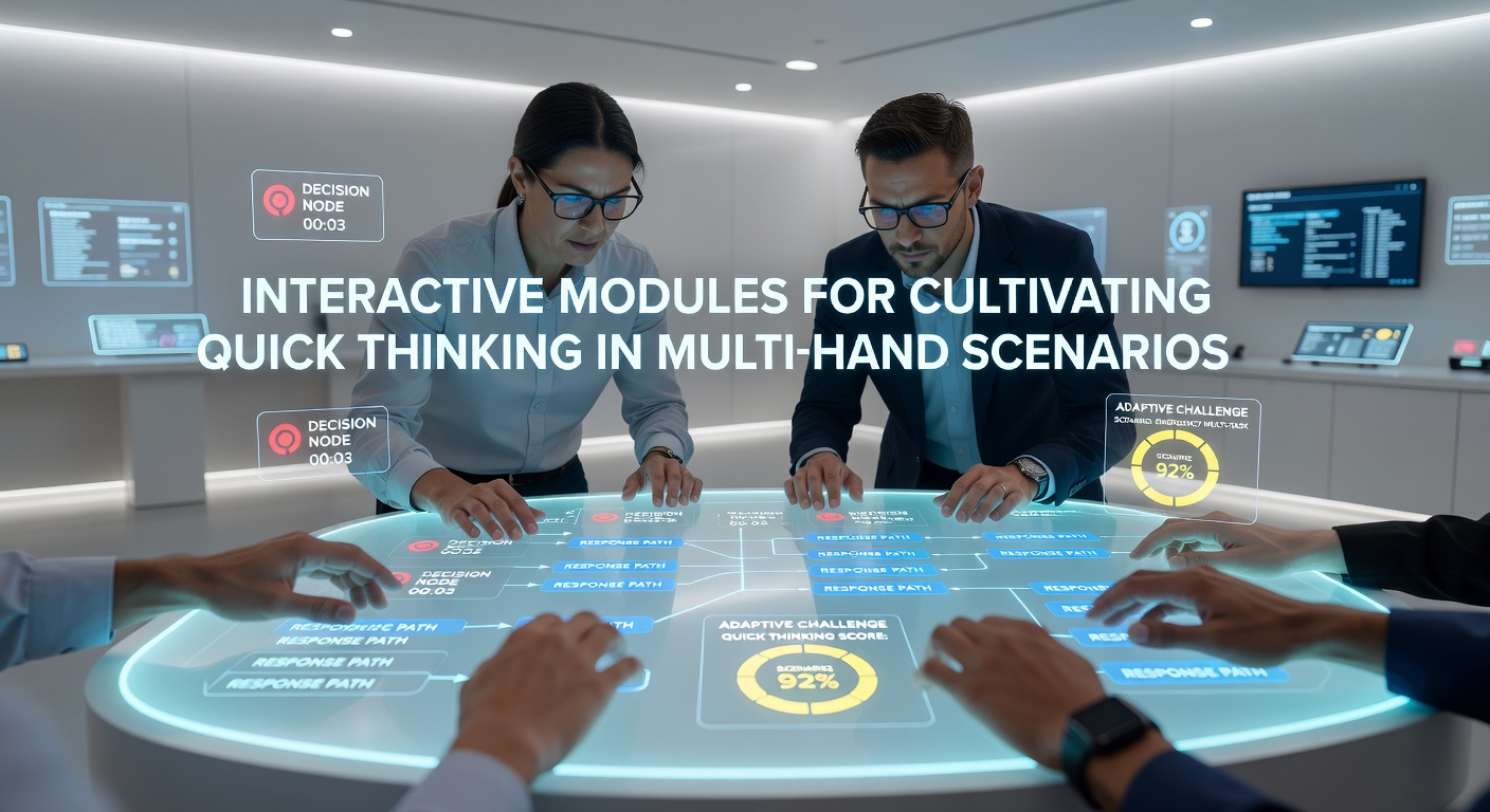Interaktive Lernmodule für schnelles Entscheiden in Multi-Hand-Blackjack-Situationen