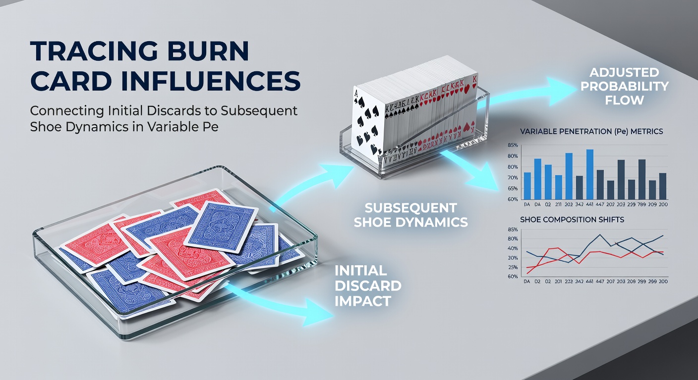 Analyse von Schuhdynamiken mit variabler Penetration und Burn-Card-Effekten