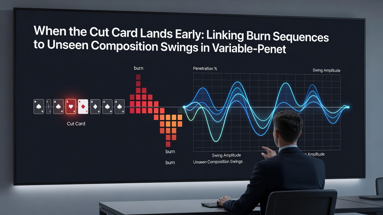 Analyse von Deck-Zusammensetzung und Burn-Karten bei variabler Penetration im Blackjack